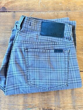 Fidelity Plaid Pants in Gray and Black, 31 waist (made in USA)